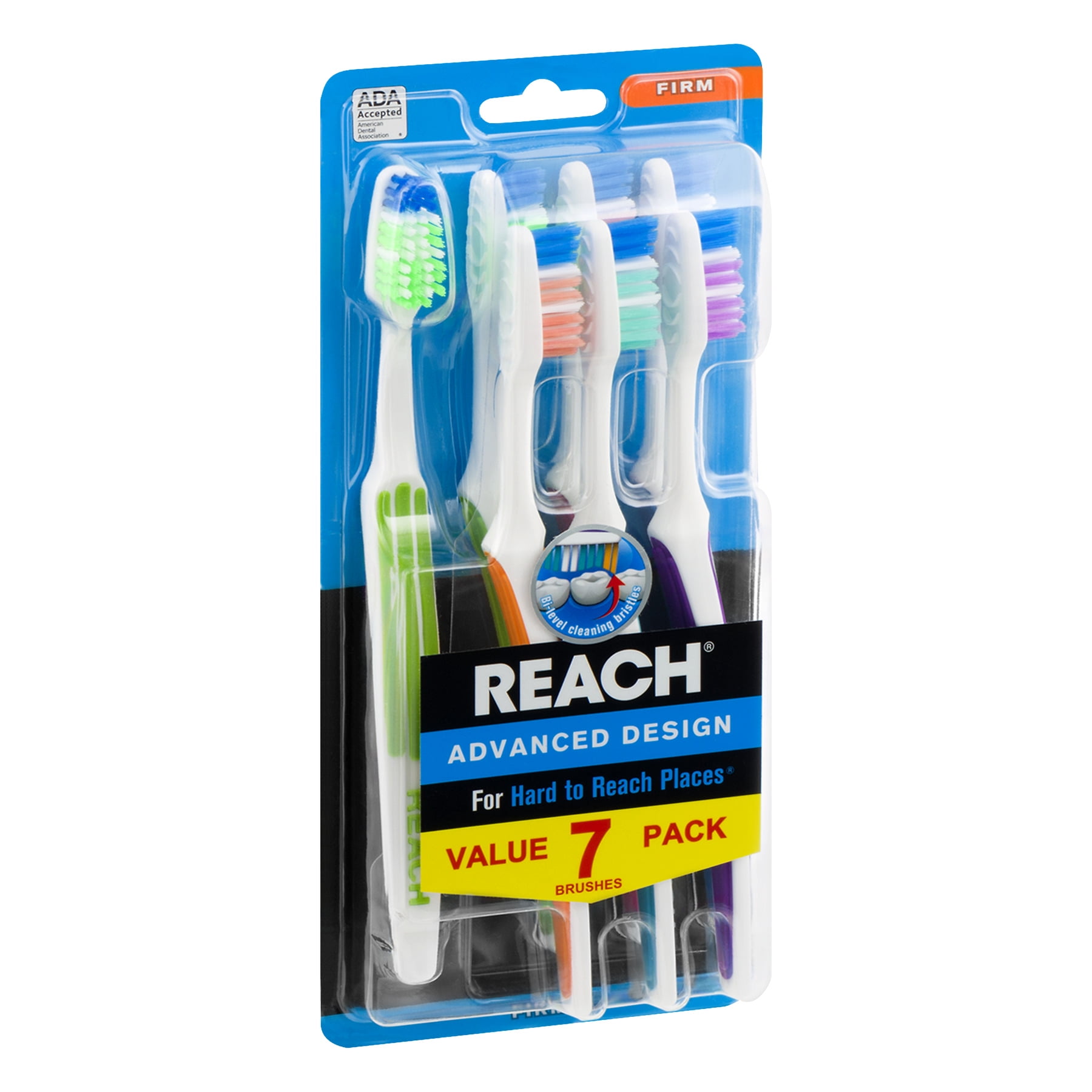 reach interdental firm toothbrush