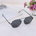 thumbnail image 1 of Gafas de sol de moda para mujer Marco redondo Retro Metal Gafas Accesorio Regalo (D)-197478.06 Tmvgtek Para estrenar, 1 of 8