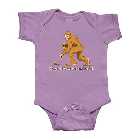 

Inktastic Hey Guys! Mushrooms! Gift Baby Boy or Baby Girl Bodysuit