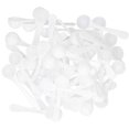 thumbnail image 1 of Juego de cucharas medidoras de plástico, cucharas medidoras de plástico de 5 ml, para polvo, fertilizantes de jardín, postre, té, aperitivo, (paquete de 50), 1 of 4
