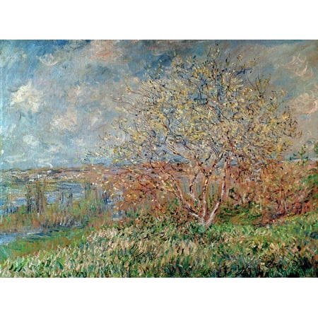 Spring, 1880-82 Impressionist Botanical Scene Print Wall Art By Claude