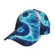 thumbnail image 1 of Fotbe Blue Yin And Yang Gorro Clásico de Béisbol, Gorra Ajustable con Broche Snapback, Gorro de Exterior de Algodón Suave, 1 of 6