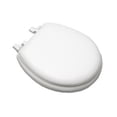 thumbnail image 1 of Centoco HPS20-001 White Soft Vinyl Toilet Seat, 1 of 1