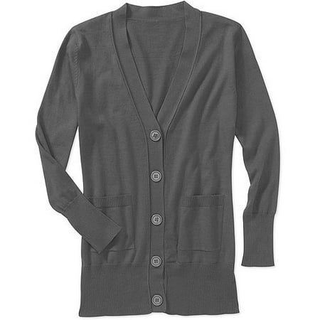 Pacific Heights Womens Plus-Size Boyfriend Lightweight Sweater Cardigan