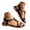 Black, variant on Bohemian Braided T-Strap Sandals for Women Elastic Back Strap Flat Walking Shoes Lightweight Beach Vacation Slingback Slides Pink Size 6.5