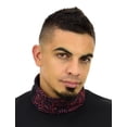 thumbnail image 2 of Multi Functional Tube Bandana | Classic Paisley Bandana Pattern - Black/Red Paisley CA4225, 2 of 4