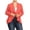 Polka Red, variant on Women's Women's Casual Long Sleeve Plus SIze Polka Dot Open Blazer Jacket