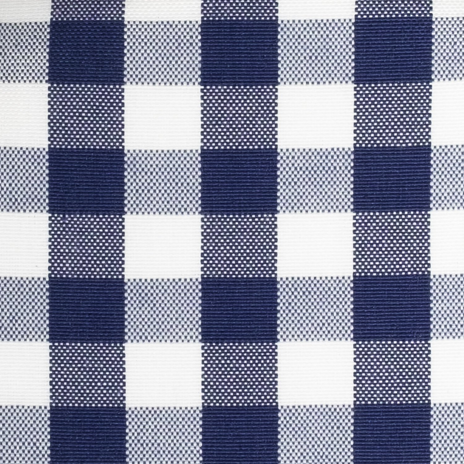 Checkered Memory Foam U-Shape Non-Slip Chair Cushion Pad 6 Pack - Navy/White