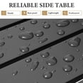 thumbnail image 2 of Crestlive Products Outdoor Side Table, 18" x 13.7" Aluminum Rectangular Patio Small End Table, All-Weather Patio End Table, Black, 2 of 5