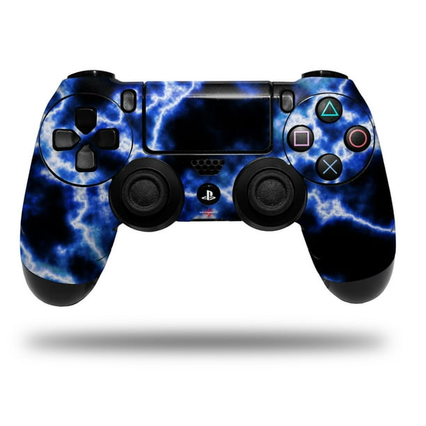 Vinyl Skin Wrap for Sony PS4 Dualshock Controller Electrify Blue