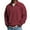 AB02-Wine, variant on Lumtrix Waffle Knit Quarter Zip Pullover Men Polo Shirts Long Sleeve Collared Tops Big And Tall Golf Sweatshirts Army Green L