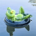 thumbnail image 4 of Milue Frogs Figurine Mini Pond Decors Resins Craft Weather Resistant Patios Accent, 4 of 9