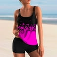 thumbnail image 2 of Women Conservative Print Strappy Back Set Two Piece Swimsuits Swimdress, 2 of 4