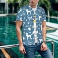thumbnail image 6 of KLL Poodle Dog for Men's Baseball Shirts,Short Sleeve Casual Shirts Button Down Shirt for Men Beach Summer Wedding Shirt-XX-Large, 6 of 7