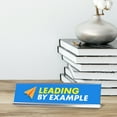thumbnail image 3 of Leading by Example, Silver Frame Desk Sign (2x8), 3 of 3