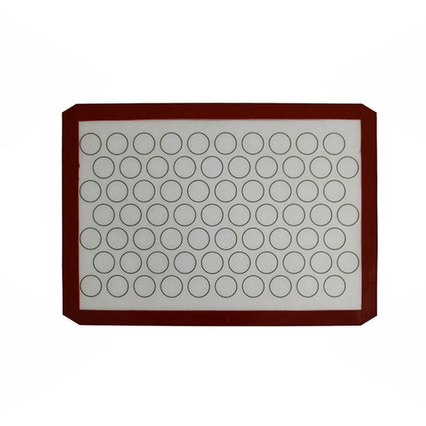 Matsuzay Bandeja de horno de silicona, estera antiadherente, lámina para hornear, almohadilla Flexible para galletas, cojín de reutilizable Type5 NO5