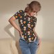 thumbnail image 3 of Fotbe Autumn Fox Body de Mujer con Cuello Redondo y Mangas Cortas, Sin Mangas Ajustado, Suave, Cómodo y Básico-XX-Large, 3 of 7