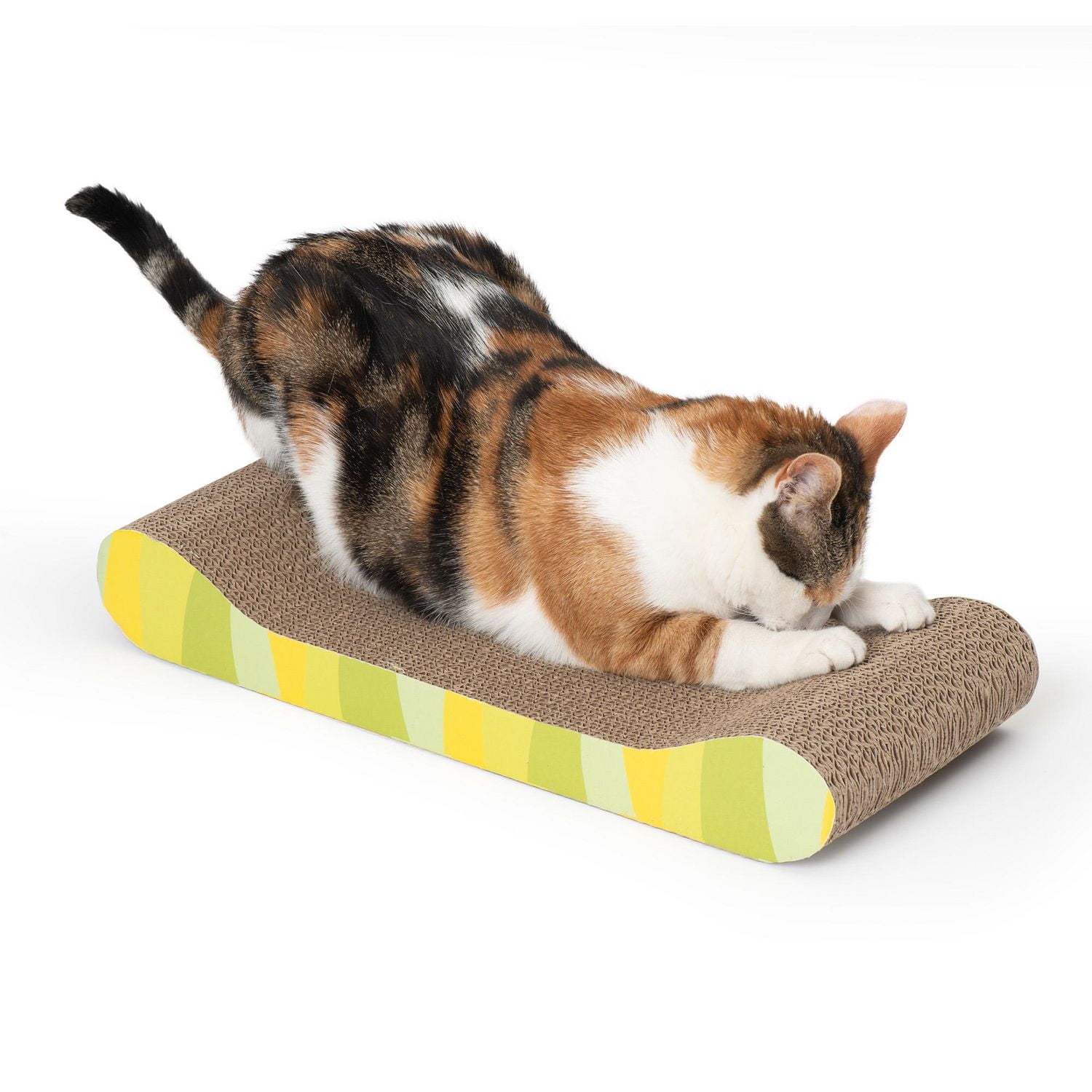 Catit Style Patterned Cat Scratcher with Catnip - Jungle Stripes - Lounge