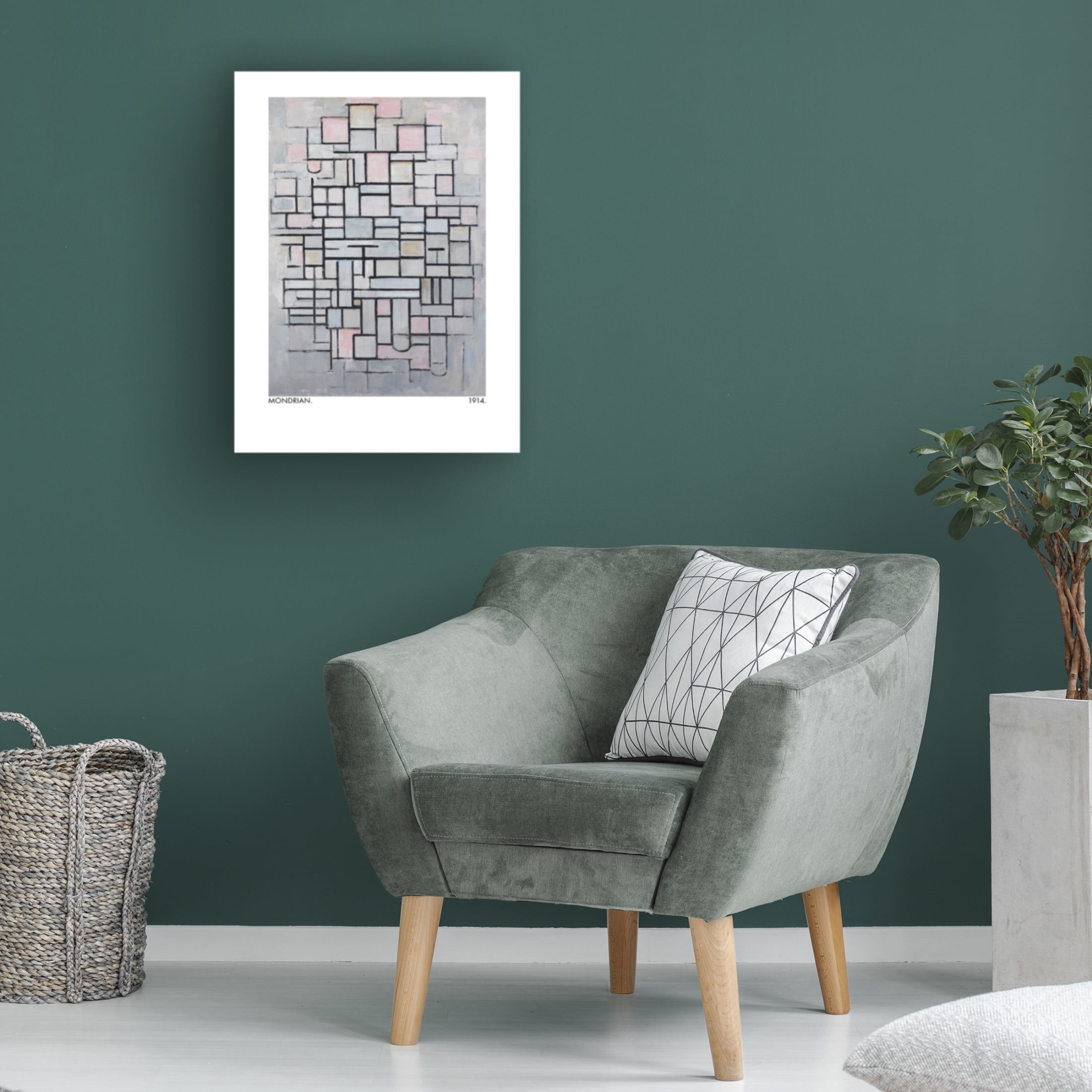 Trademark Fine Art Pictufy Composition No IV 1914 Canvas Wall Art