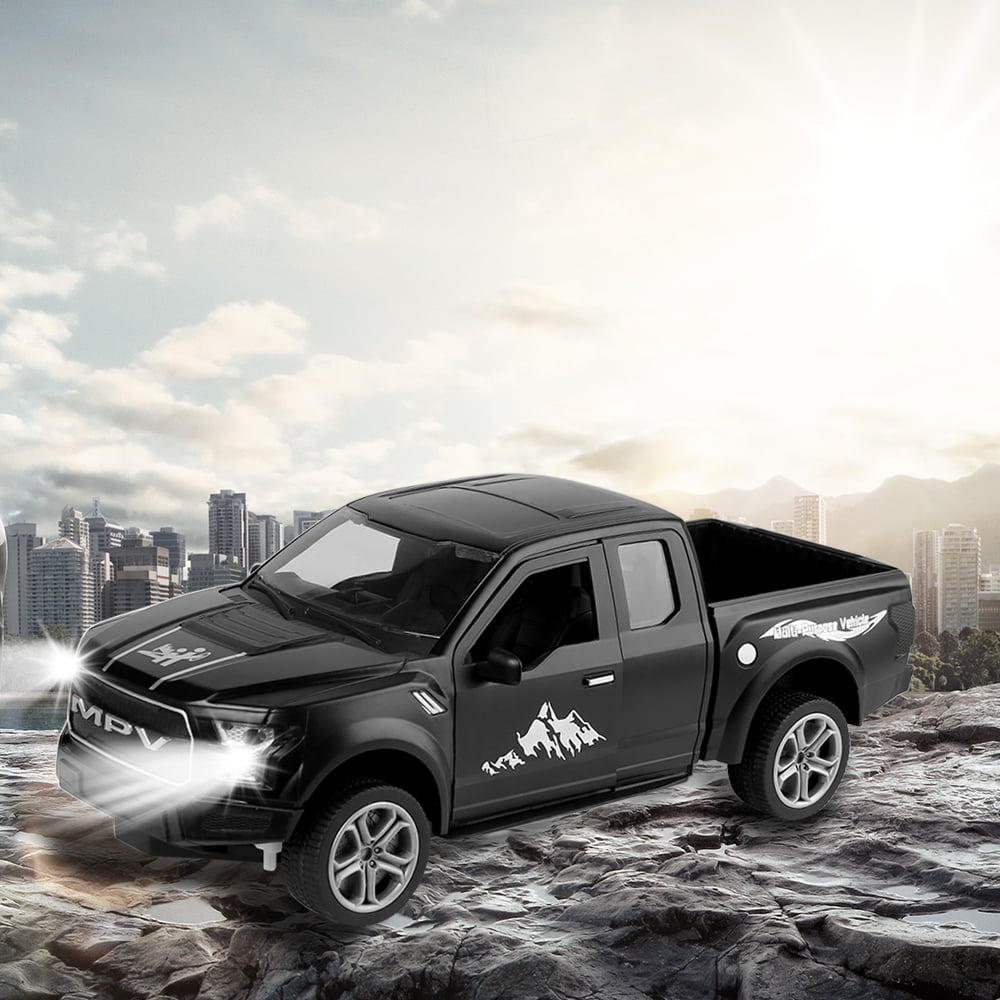 Remote Control Trucks 1: 12 Scale Off Road Vehicle 2WD Pick Up Truck with Lights and Sounds, Powerful RC Truck for Kids