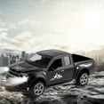 thumbnail image 5 of 1:12 Scale RC Off-Road Pickup Truck with Authentic Sounds, Lights, and Functional Doors for Kids (Black), 5 of 12