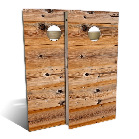 Skip's Garage | Shiplap Cornhole Board Set | Includes Boards & Bags | Choose Your Size & Accessories
