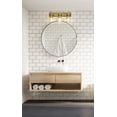 thumbnail image 2 of 3035-3V-PN-Z-Lite-Fontaine - 3 Light Bath Vanity In Transitional Style-11.25 Inches Tall and 24 Inches Wide-Polished Nickel Finish, 2 of 7