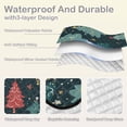 thumbnail image 2 of Christmas Trees Green Beach Blanket Outdoor Picnic Blanket 78"x 78" Waterproof Foldable for Beach Camping Travel Hiking Grass Lawn Park, 2 of 5