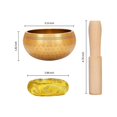 thumbnail image 4 of Juego de cuencos tibetanos, cojín de cuenco de sonido para meditación, yoga, meditación y sanación de chakras (3.3 pulgadas), 4 of 5