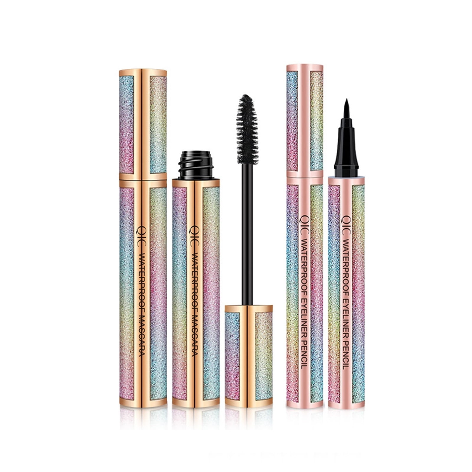 Thsue 4d Mascara And Eyeliner Combo Set For Thick Waterproof And Non
