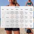 thumbnail image 3 of Roncen Women's Athletic Swimsuit Set, Sports Bra Top & High-Waisted Pocket Shorts for Beach and Active Wear, 3 of 6