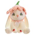 thumbnail image 1 of Conejo rosa de peluche con personajes de anime, juguete para abrazar a tu bebé, almohada para dormir., 1 of 4