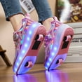thumbnail image 5 of LED Roller Skate Shoes Athletic Shoes Rechargeable USB Boys Girls Kids, 5 of 6