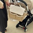 thumbnail image 2 of Multifunctional Baby Stroller Bag Diaper Carriage Hanging Changing Bag Storage Pouch Milk Bottle Cup Holder Stroller Accessories (black), 2 of 7