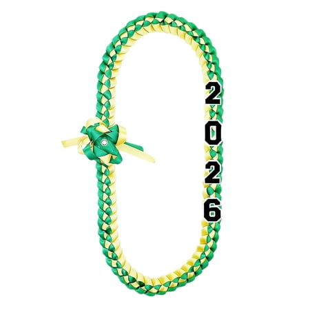 2026 Graduation Rope Leis Double Woven 4 Inch Class Of 2029 Grad Celebration Garland Decoration with Colorful Design for School College Master Doctor Graduation Party 2026 Graduation Rope Leis Double Woven 4 Inch Class Of 2029 Grad Celebration Garland Decoration with Colorful Design for School College Master Doctor Graduation Party