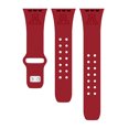 thumbnail image 4 of Wildcats Engraved Silicone Unisex Watch Band for Apple Watch - 38/40/41mm(42mm Series 10/11) Crimson by Affinity Bands, 4 of 4