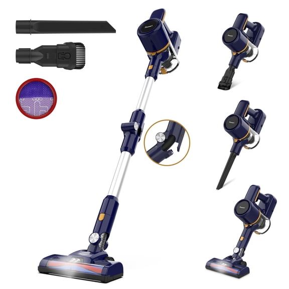 Pre-Owned Poweart, Vacuum Cleaner, N7 Cordless Stick , 0.5 Liter, Dark Blue