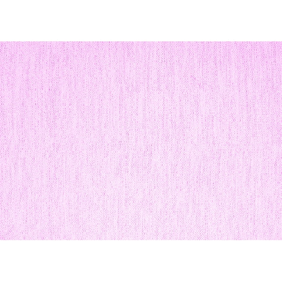 Ahgly Company Indoor Rectangle Solid Pink Modern Area Rugs, 4' x 6'
