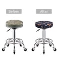 thumbnail image 5 of KLL Cartoon Fox Round Bar Chair Cushion Cover 14 inch ,Bar Stool Protector with Elastic, Soft Washable, 5 of 6