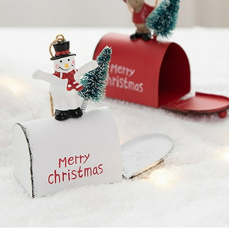 

Fjofpr Deals 2022 Christmas Decorations Creative Painted Wrought Iron Horse Mouth Mailbox Box Ornaments Christmas Wrought Iron Mailbox Jar Pendant Pendant Hot