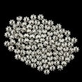 thumbnail image 4 of 100pcs Glitter Alloy 3D Daisy Spacer Beads 7.5mm DIY Handcraft Jewelry Para Collar Pendientes Tobilleras, 4 of 7