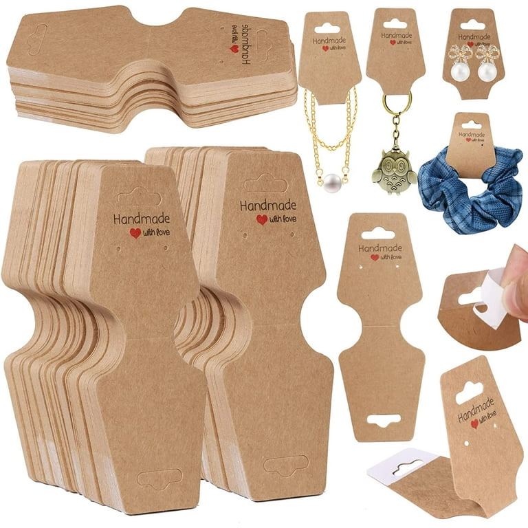 100pcs Durable Adhesive-free Jewelry Display Cards For Necklace