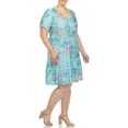 thumbnail image 2 of White Mark Floral High Waist Tiered Dress (Women's & Women's Plus), 2 of 5