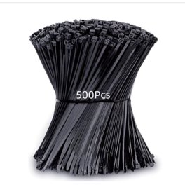 Zip 8 Inch 8 Inch Zip Ties 100 Pack 100-Pack Of 8 Inch Black Zip Ties - 40 Lb ...