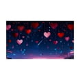 thumbnail image 2 of Kumdkd Valentine's Day Tapestry 71x45 Inches Large Wall Hanging, Romantic Themed Fabric Decor for Bedroom, Living Room, Dorm, Party, or Photo Backdrop, Lightweight Polyester Holiday Home Decorations, 2 of 6