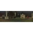 thumbnail image 2 of Adam Chmielowski 18x9 Black Ornate Wood Framed Double Matted Museum Art Print Titled - Gray Hour (1880), 2 of 5