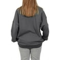 thumbnail image 3 of utcoco Womens Crew Neck Loose Fit Long Sleeve Pullover Tops, 3 of 5