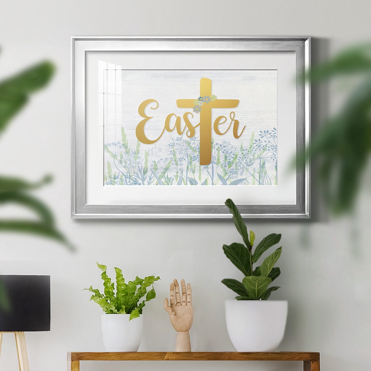 Easter Wildflowers Premium Framed Print - Ready to Hang