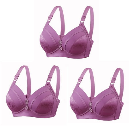 Christmas Clearance Under 10.00 XWSHYW Bralette for Women 3 Pack Summer Fashion Breathable Casual Nursing Bra Slim Fit Solid Color Comfort Spaghetti Straps Bra Flash Deals Of The Day