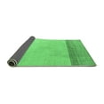 thumbnail image 2 of Ahgly Company Indoor Round Solid Emerald Green Modern Area Rugs, 5' Round, 2 of 4